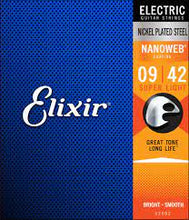 Cargar imagen en el visor de la galería, Elixir Strings Nanoweb Electric Guitar String
