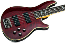 Cargar imagen en el visor de la galería, Schecter Omen Extreme-5 Bass Guitar Black Cherry
