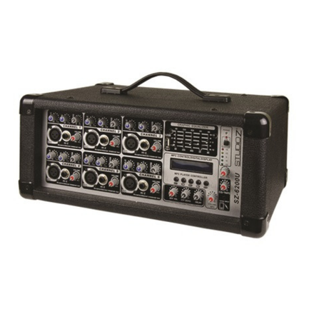 Studio Z 6 Channel Powered Mixer w/ Bluetooth